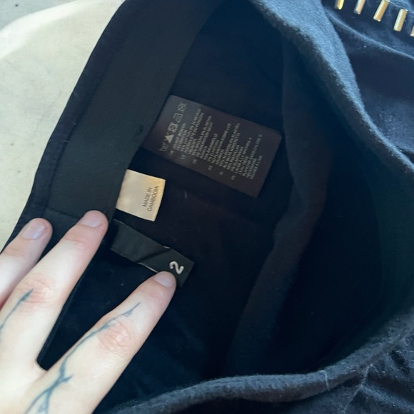 💝 DIVIDED Black Studded Sexy Icon Tiny Mini Skirt - Picture 5 of 6